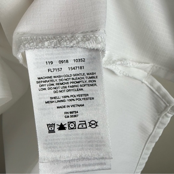 Columbia Tamiami Sleeveless Top Womens XL White PFG Outdoor Fishing Shirt - Picture 6 of 7